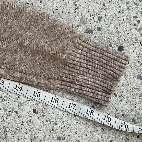 By Anthropologie Welford Tan Mock Neck Pullover Sweater Size Small - Picture 13 of 16